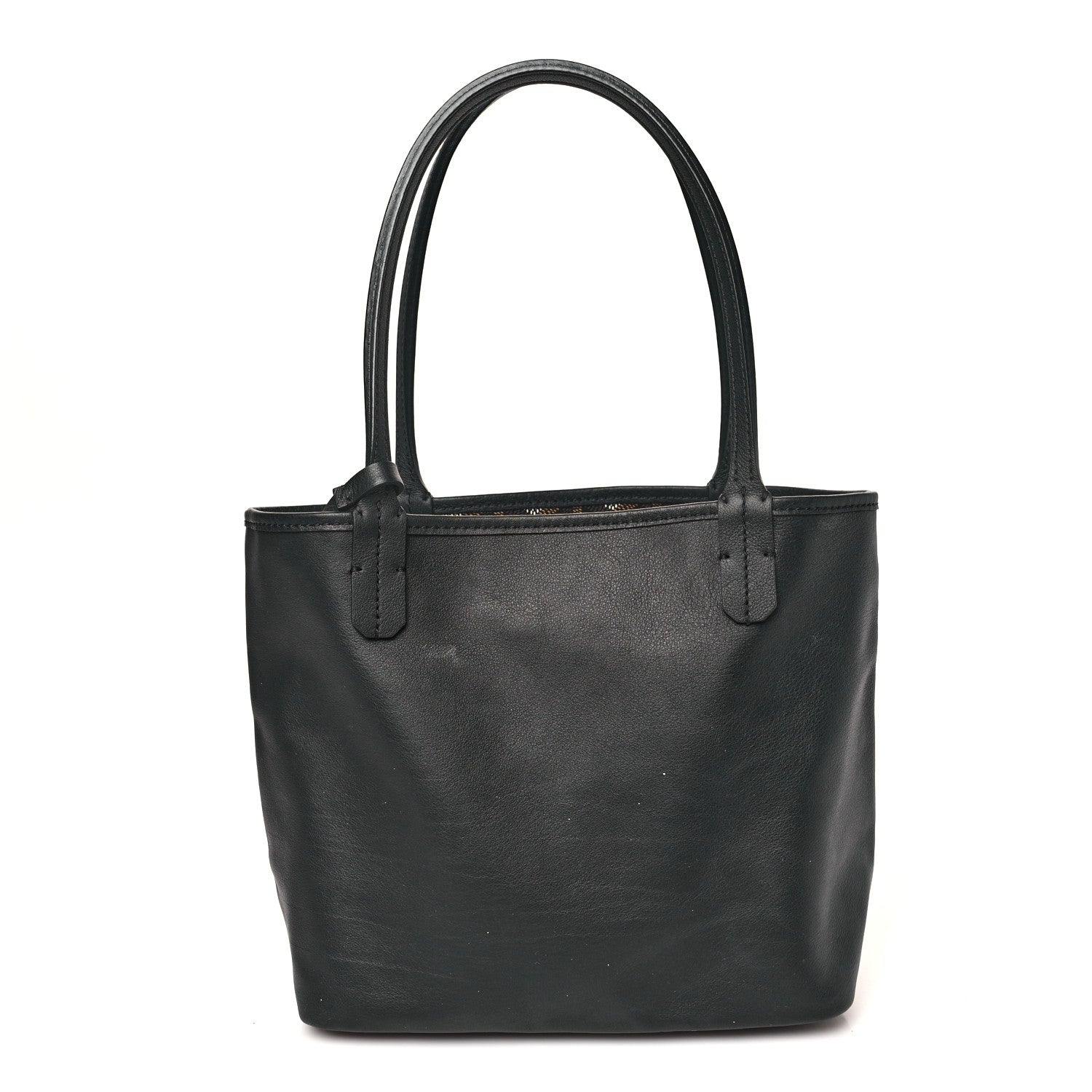 Goyardine Reversible Mini Anjou Black