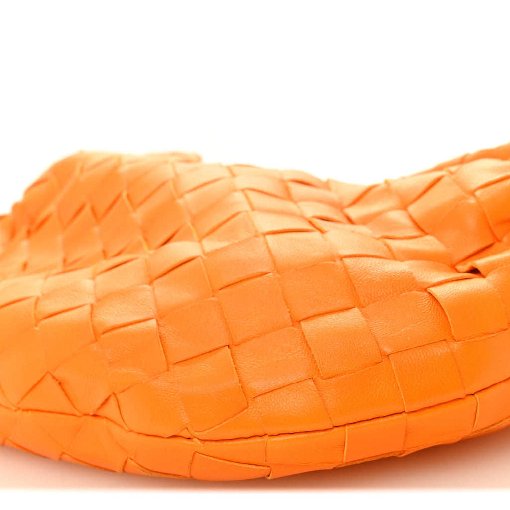 Nappa Intrecciato Mini Jodie Tangerine