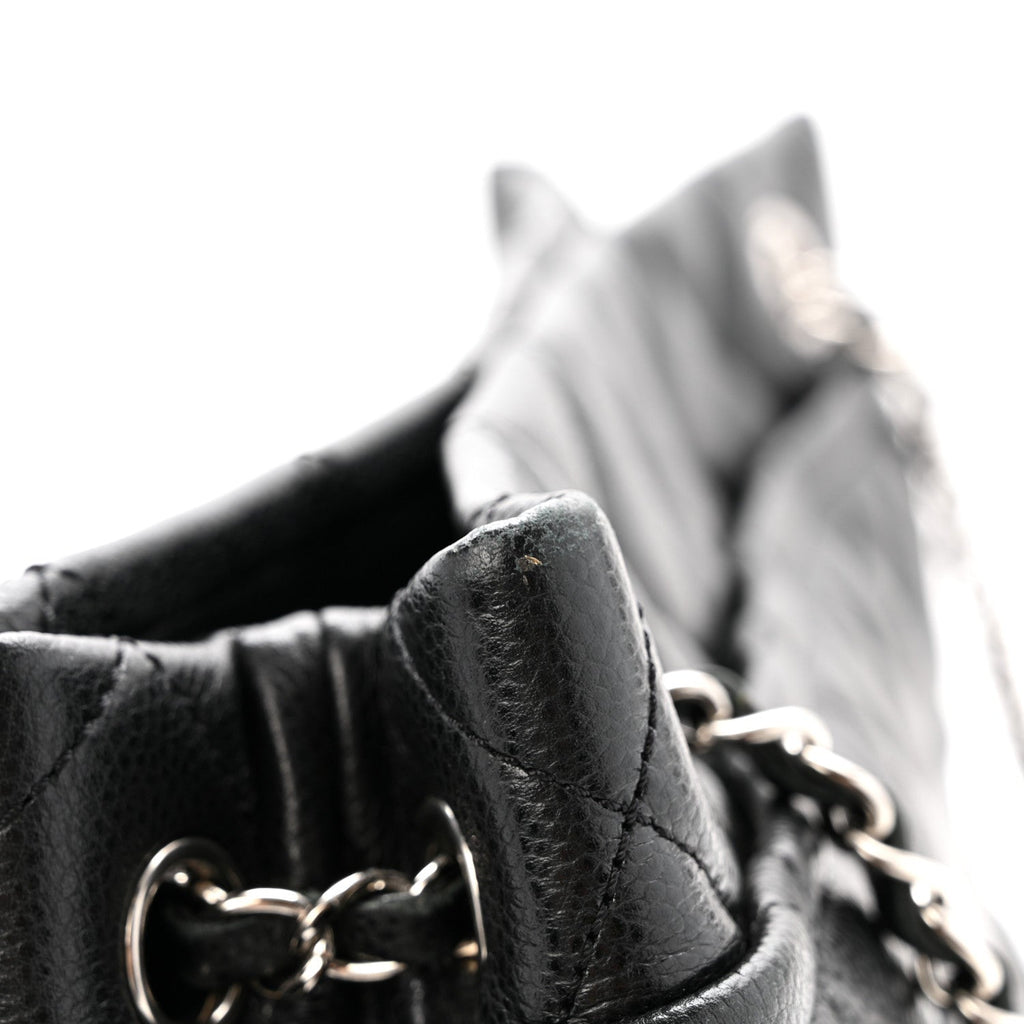 Caviar Quilted CC Timeless Soft Tote Black