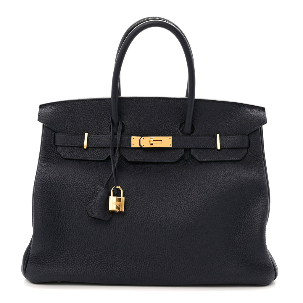 Togo Birkin 35 Bleu Nuit