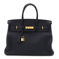 Togo Birkin 35 Bleu Nuit