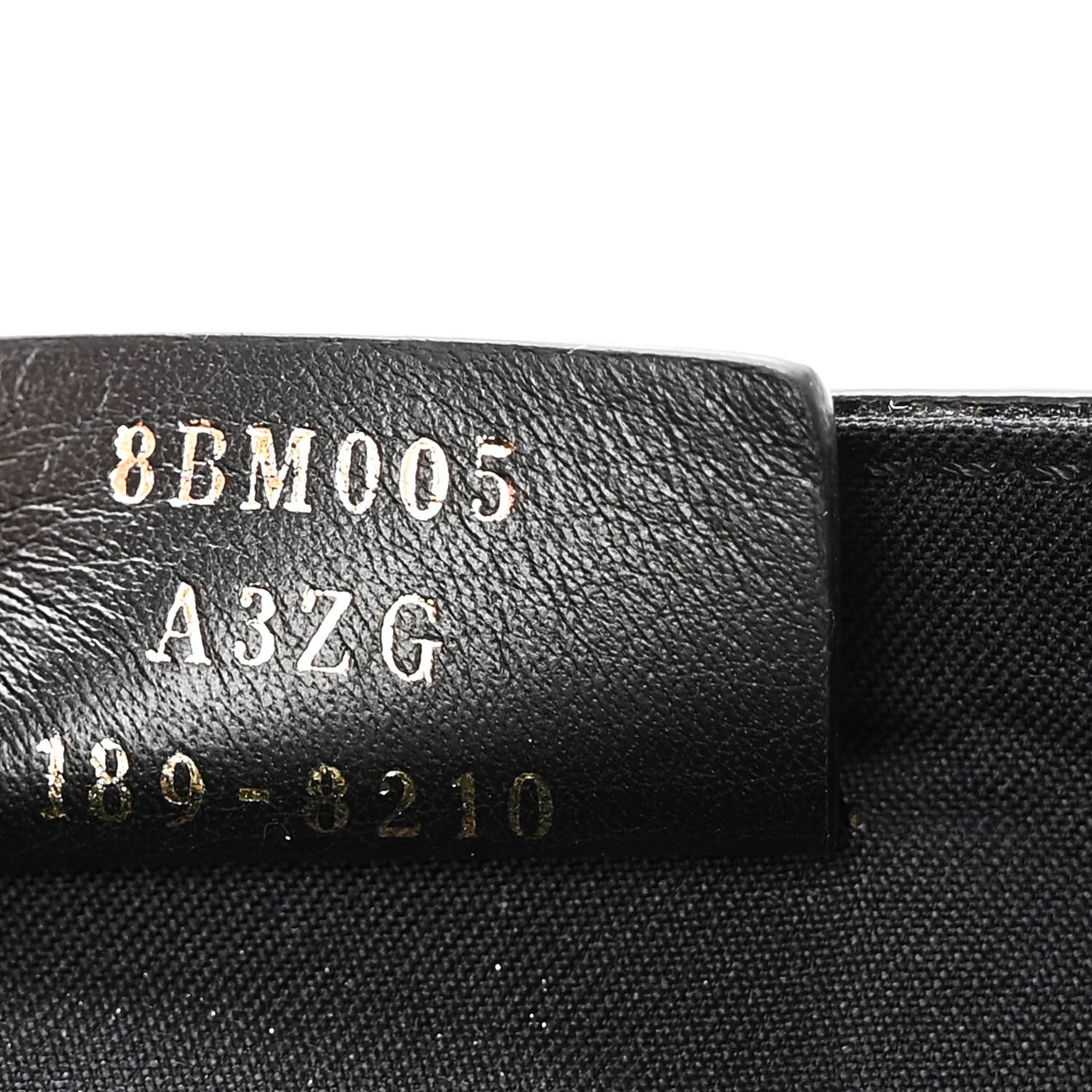 Vitello Liberty F is Fendi Bi-Color FF 1974 Embossed Envelope Belt Bag Maya Black