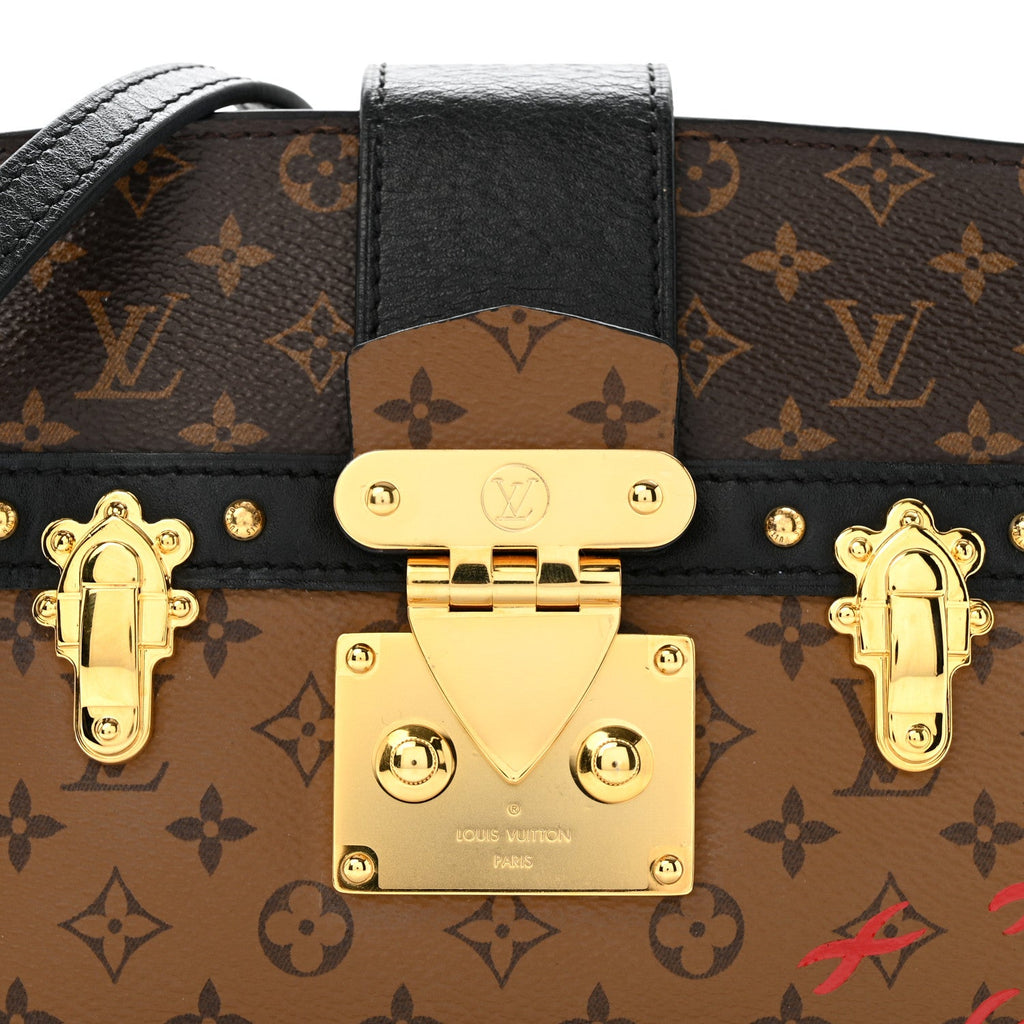 Reverse Monogram Trunk Clutch