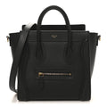 Smooth Calfskin Nano Luggage Black