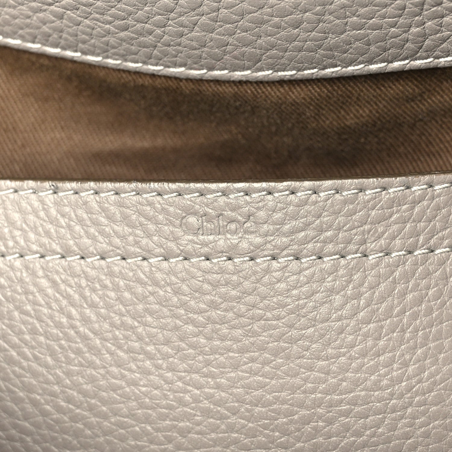 Calfskin Medium Marcie Round Crossbody Bag Cashmere Grey