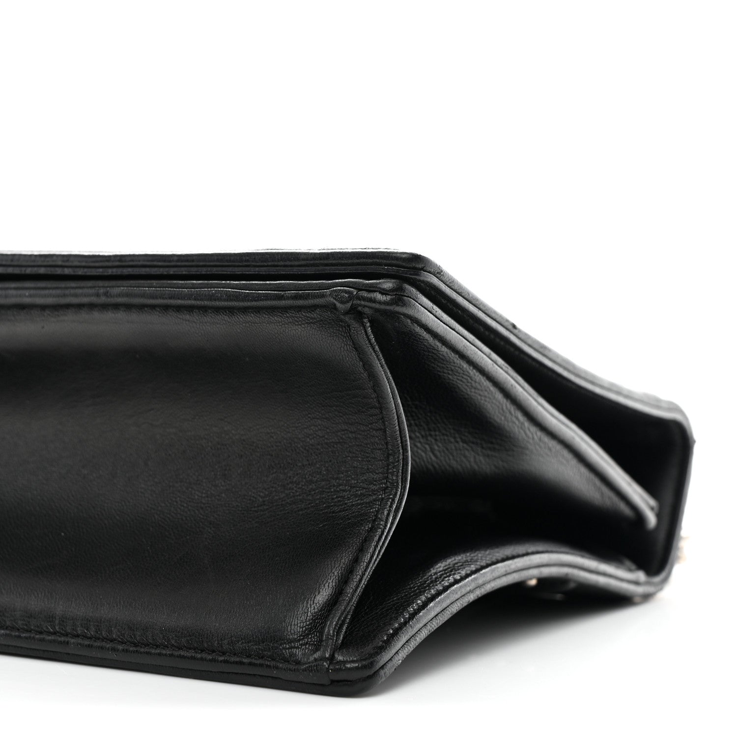 Lambskin Multi Studded Medium Diorama Flap Bag Black