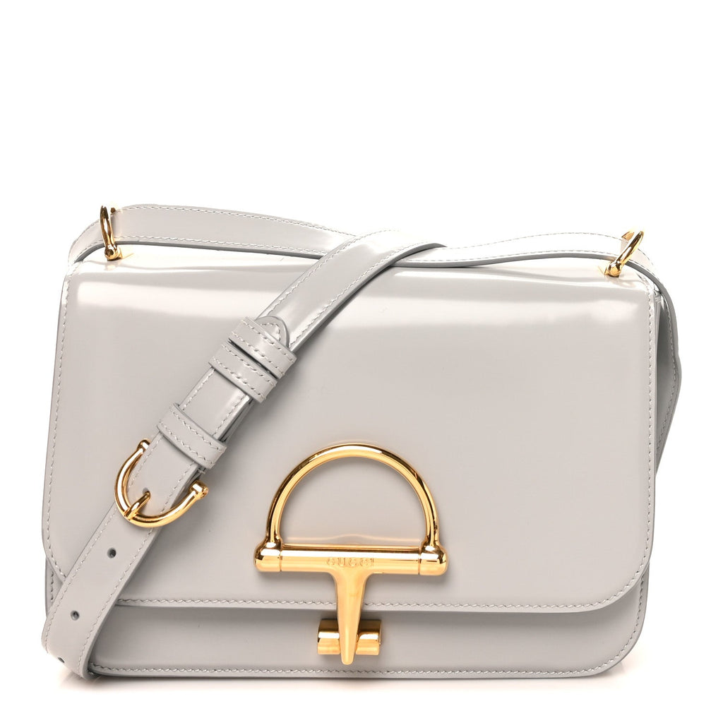 Calfskin Siena Small Shoulder Bag Grey
