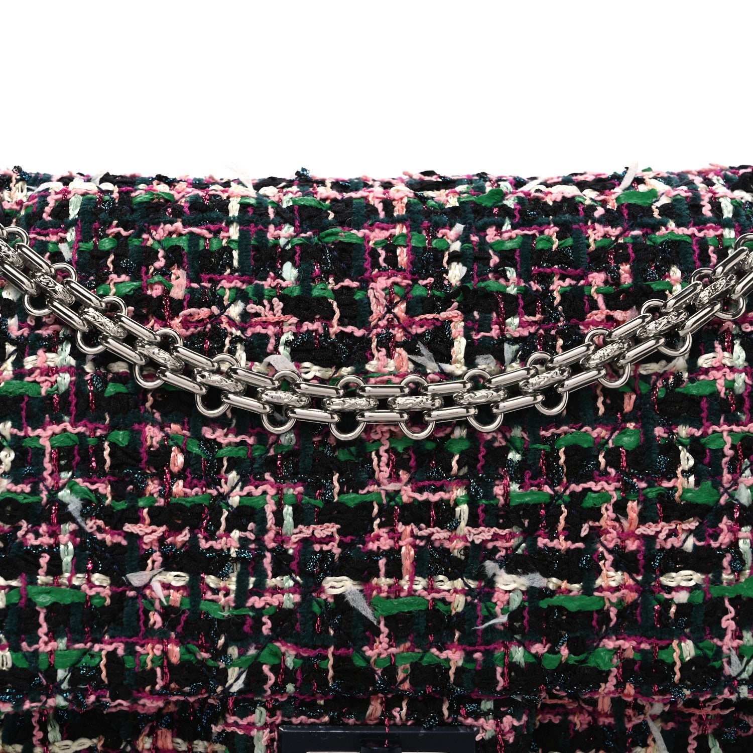 Tweed Resin 2.55 Reissue 225 Flap Pink