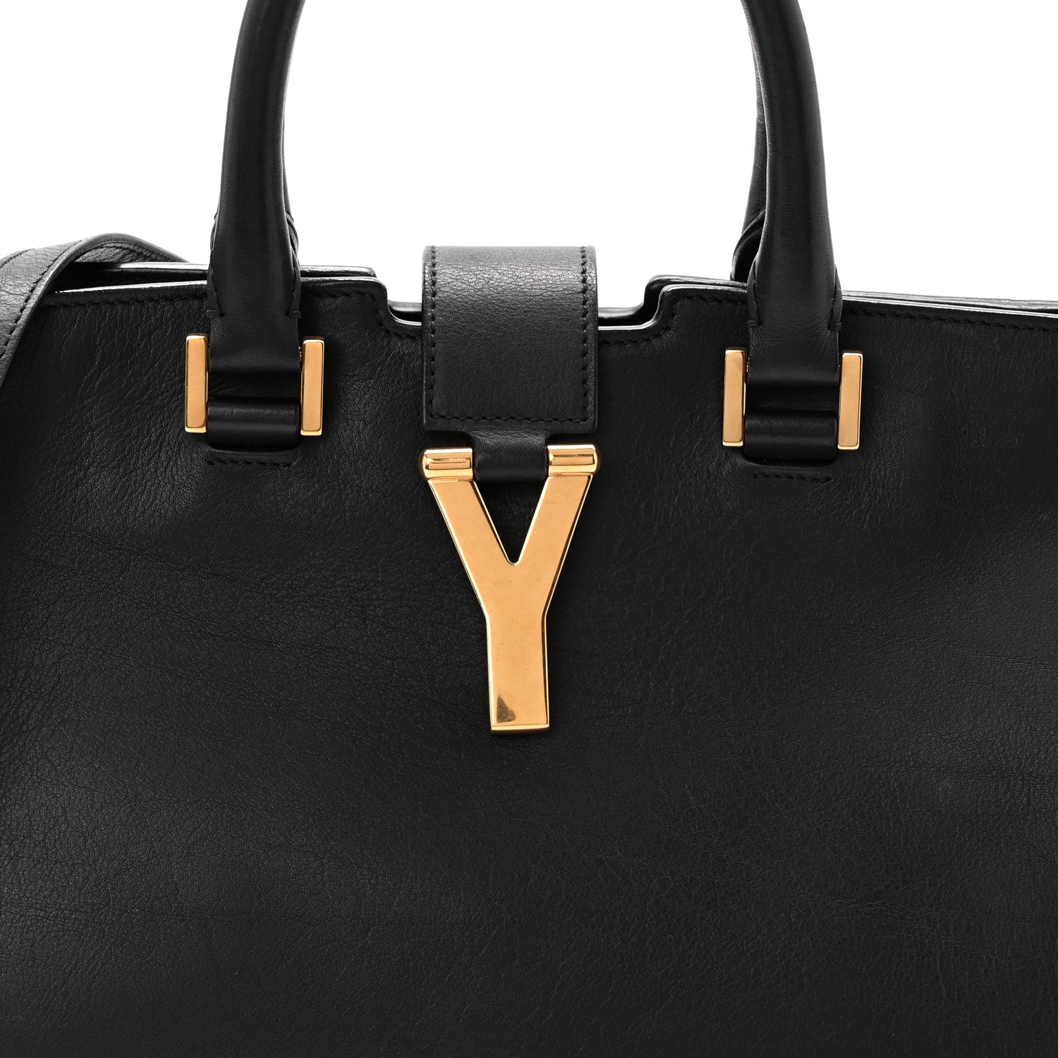 Calfskin Small Classic Y Cabas Black