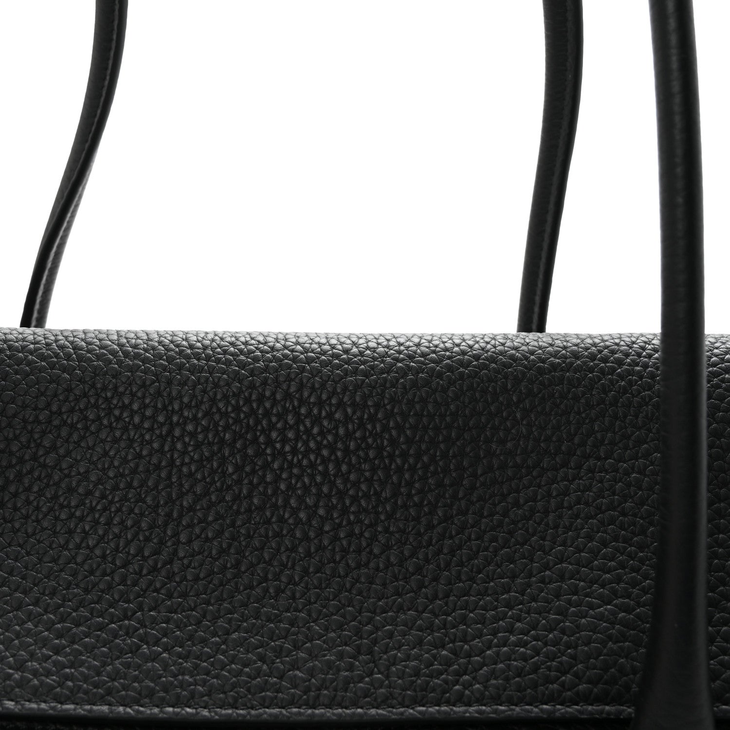 Heavy Grain Small Soft Bayswater Satchel Black