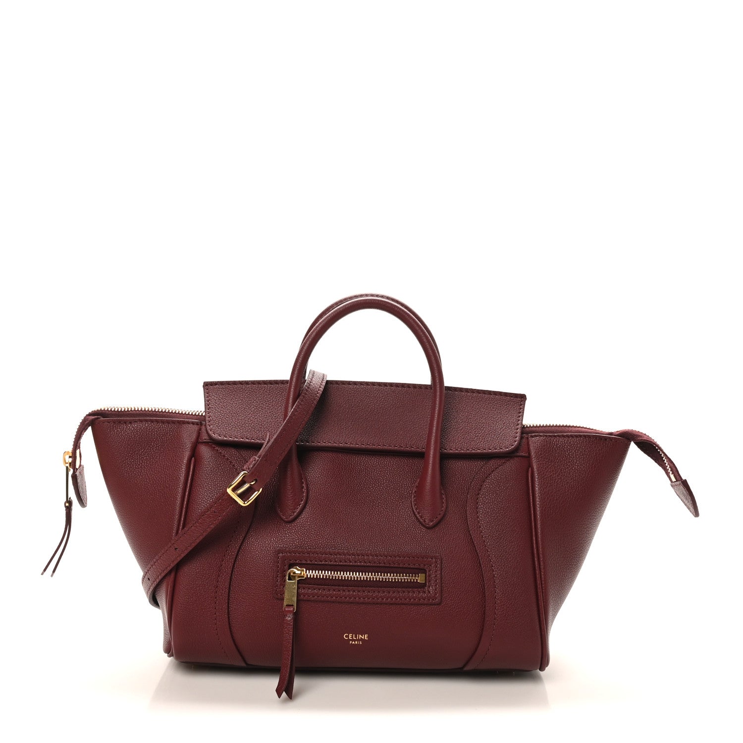 Grained Calfskin Little New Luggage Syrah