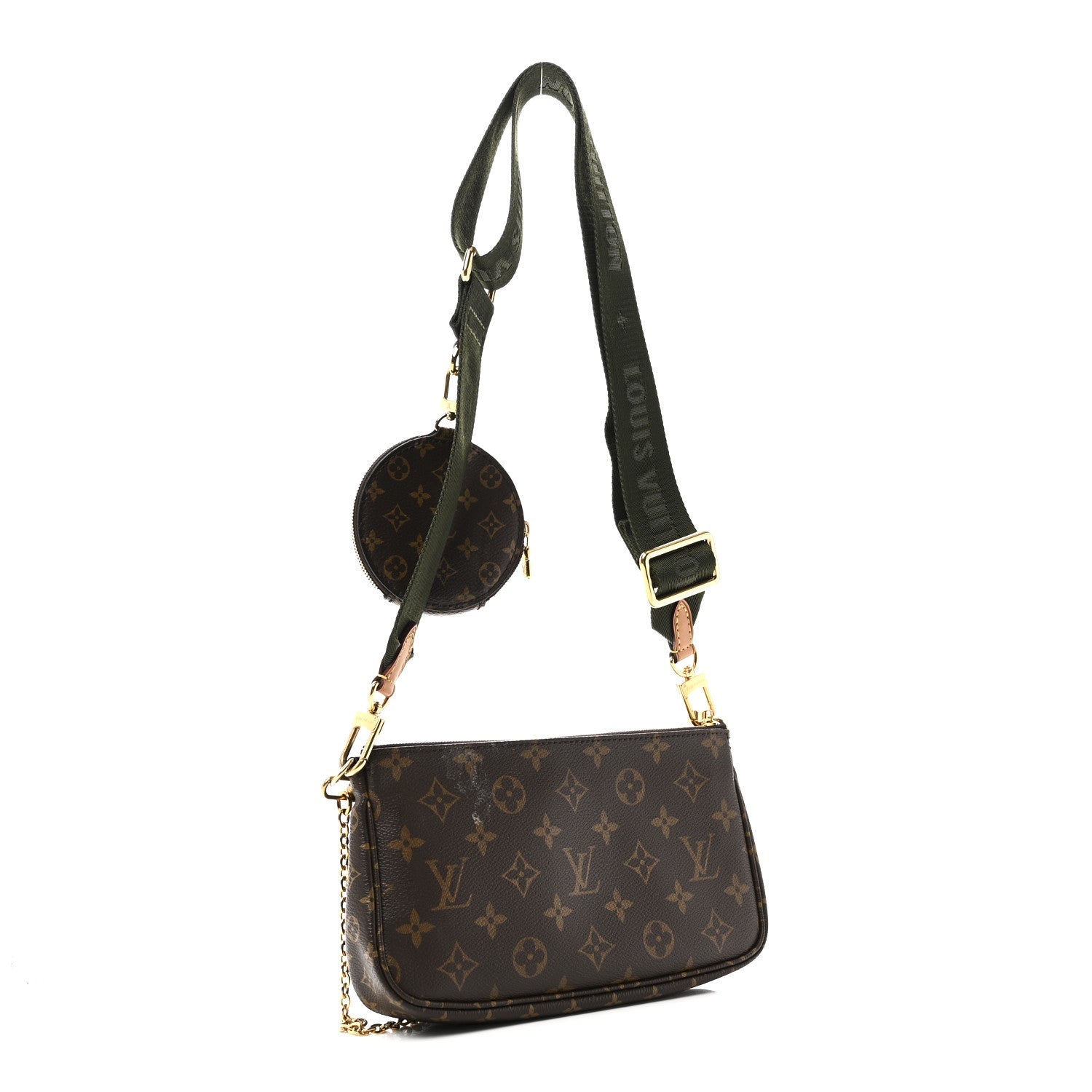 Monogram Multi Pochette Accessories Kaki