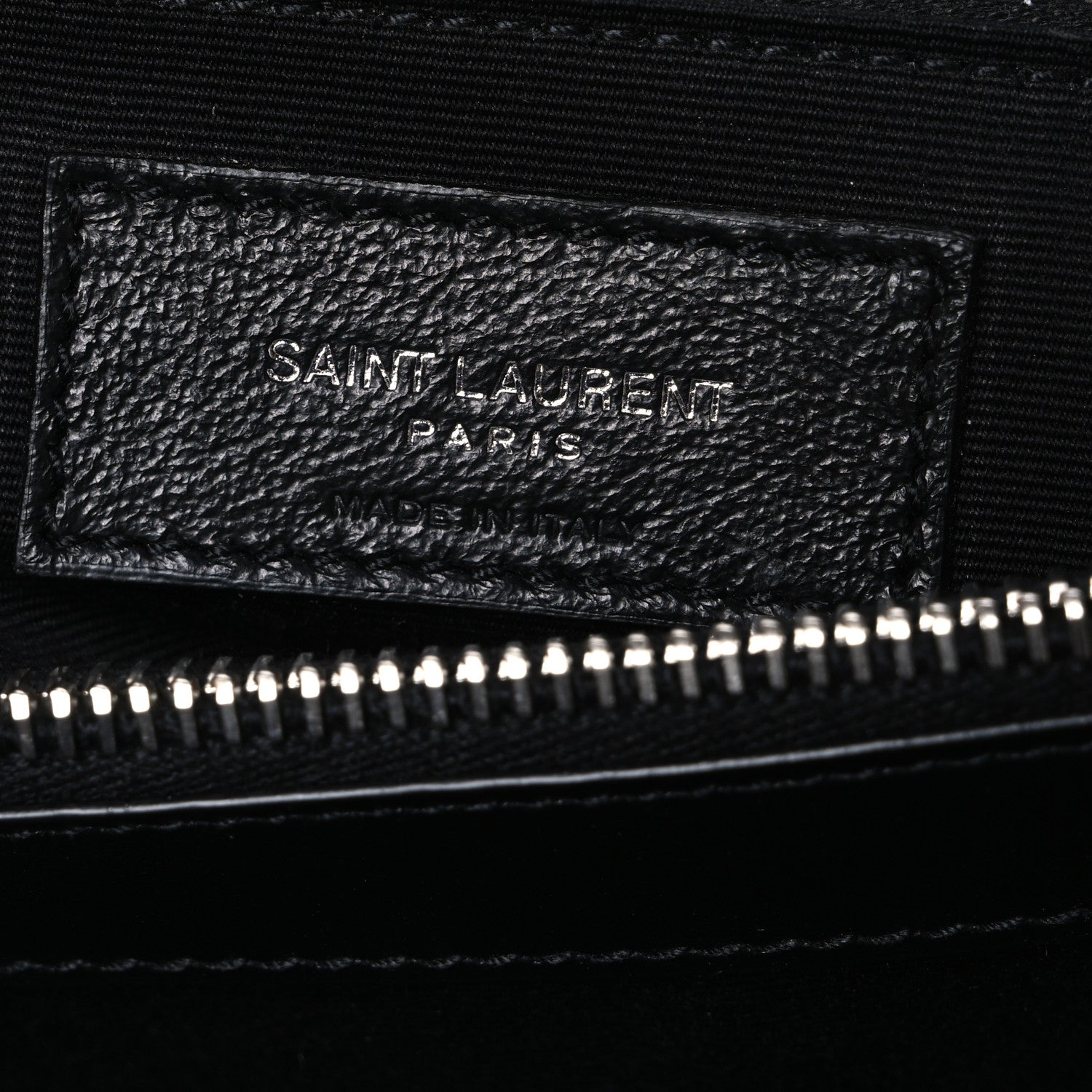 Calfskin Y Quilted Monogram Medium Loulou Chain Satchel Black