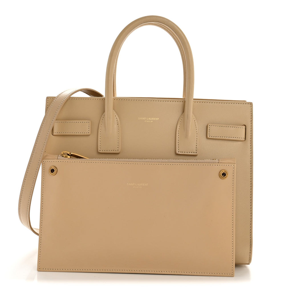 Calfskin Baby Sac De Jour Dark Beige