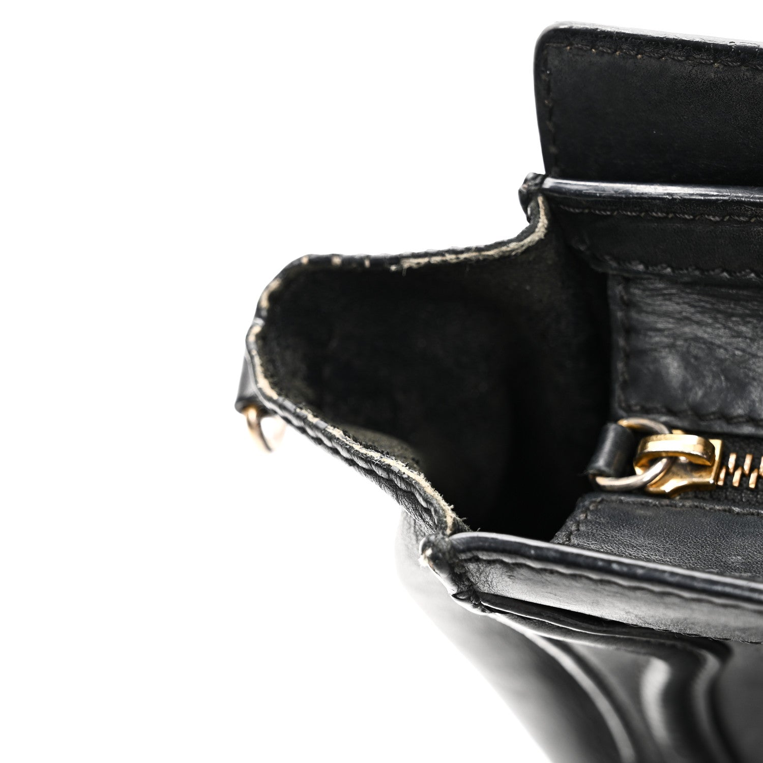 Smooth Calfskin Nano Luggage Black