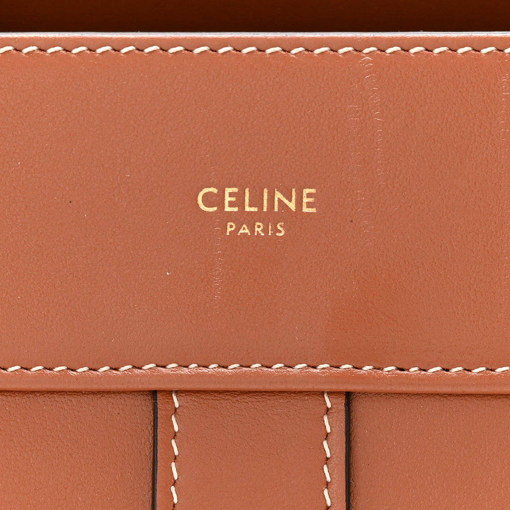 Calfskin Small Cabas De France Tan