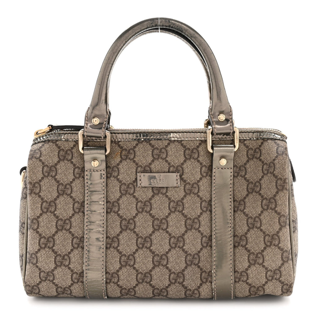 GG Plus Monogram Small Joy Boston Metallic
