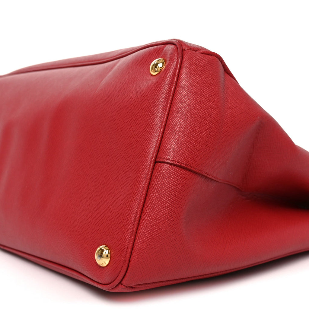 Saffiano Lux Large Tote Fuoco