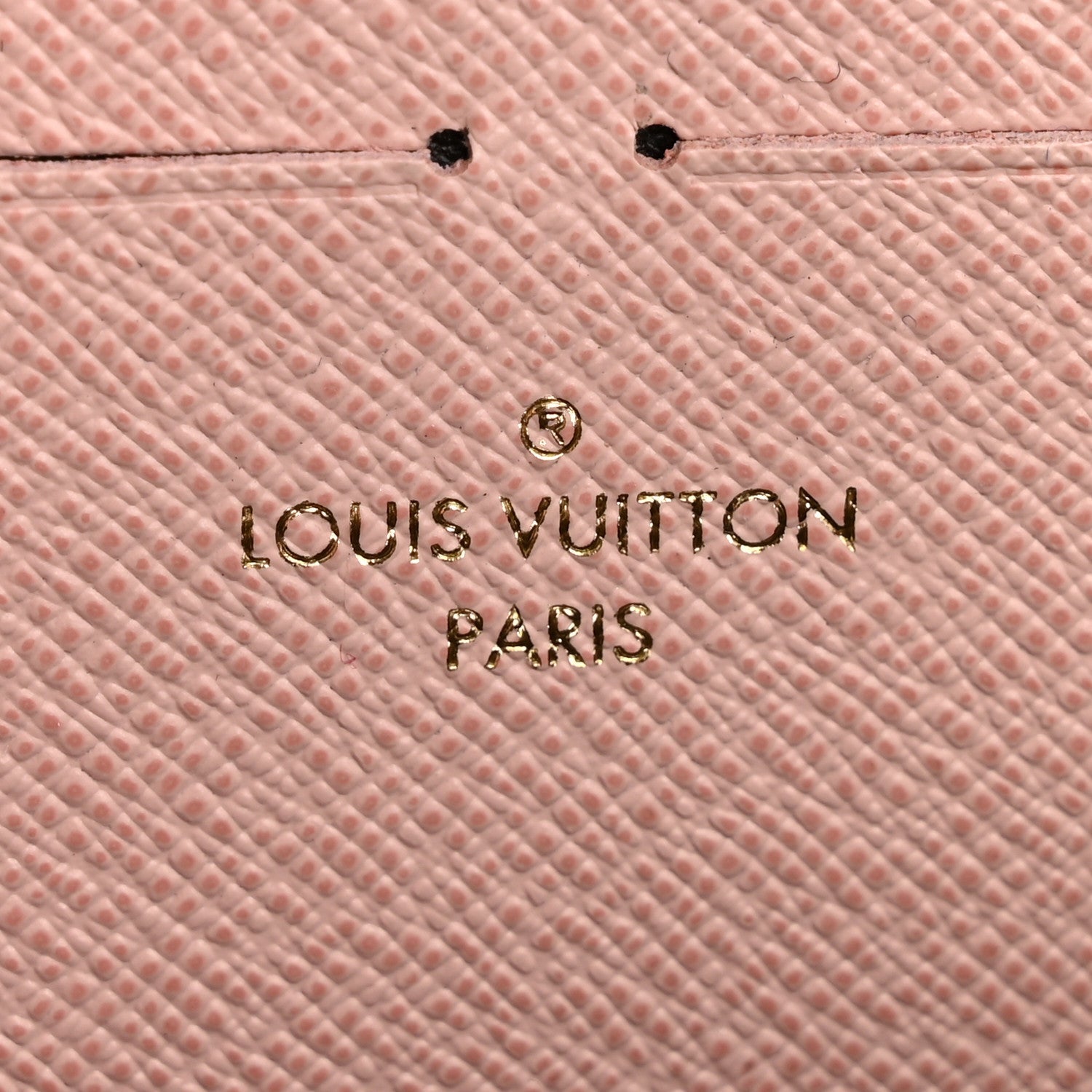Monogram Clemence Wallet Rose Ballerine
