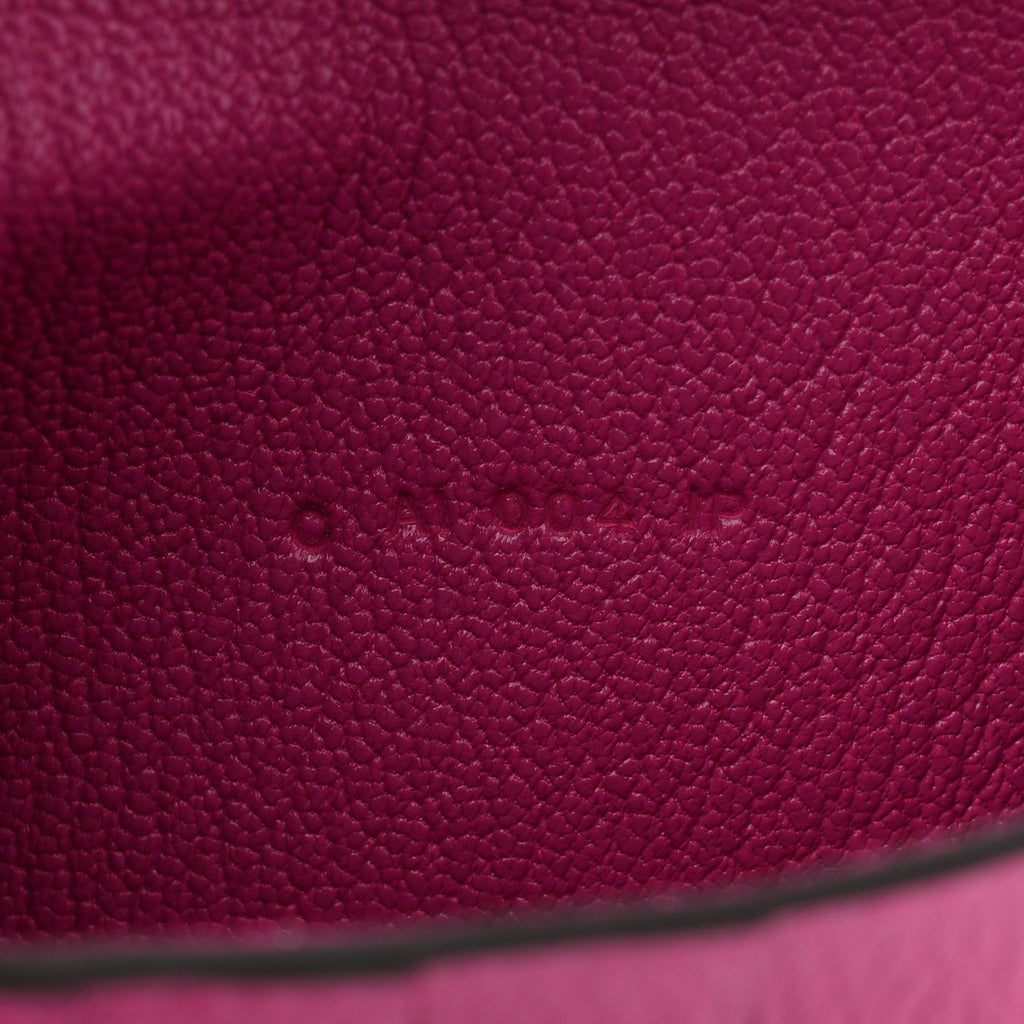 Chevre Mysore Medium Kelly Wallet Fuchsia