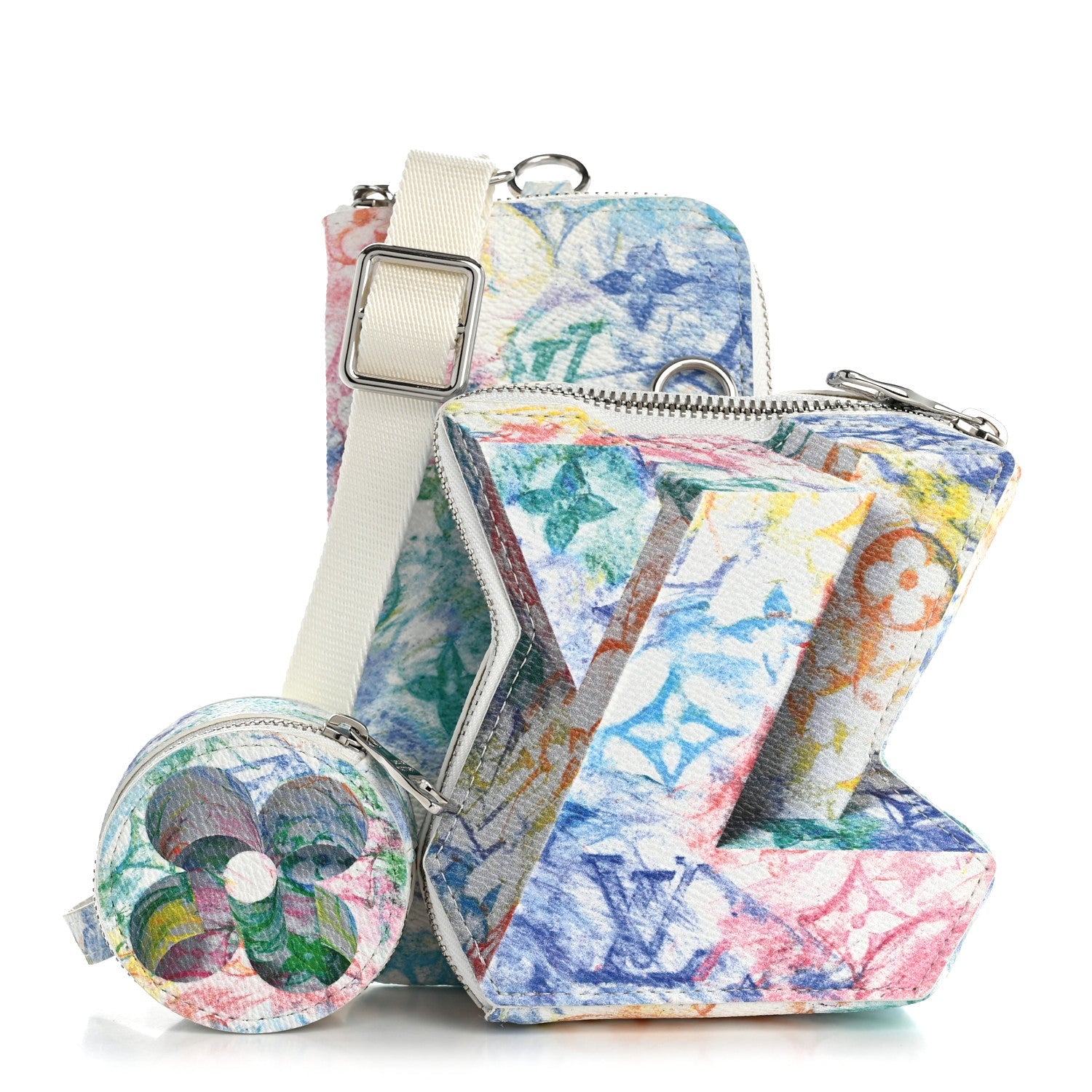 Monogram Pastel Colors LV Block