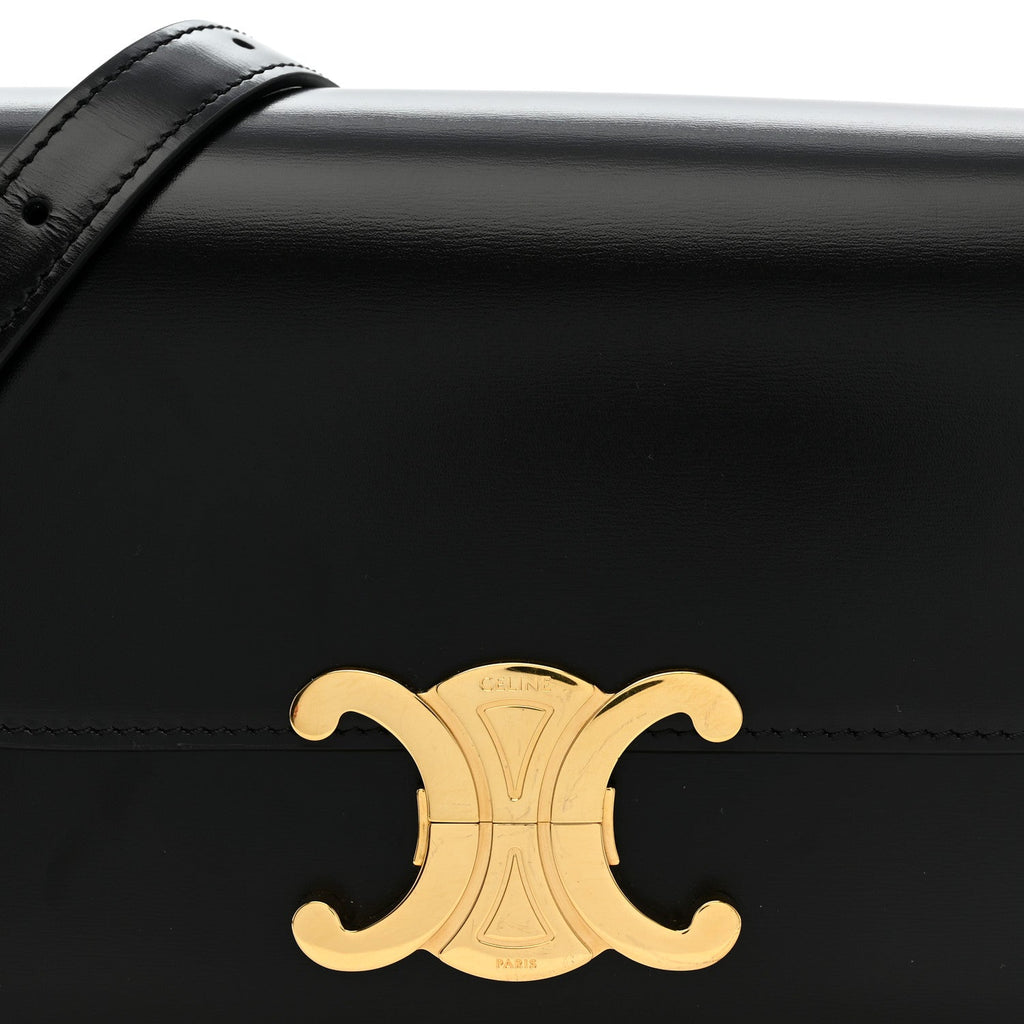 Shiny Calfskin Teen Triomphe Black