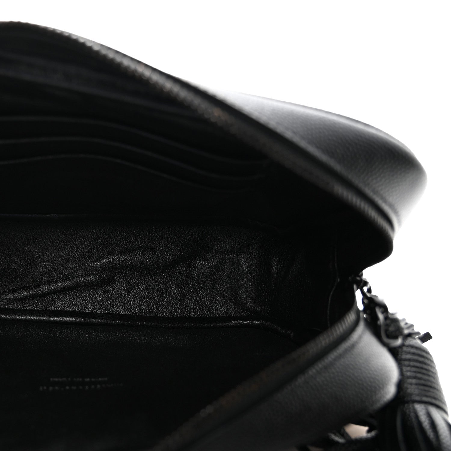 Grain De Poudre Matelasse Monochrome Monogram Mini Lou Camera Bag Black