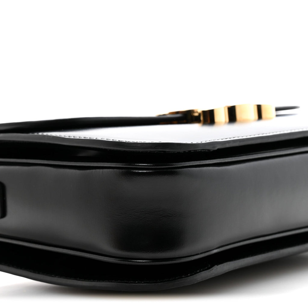 Shiny Calfskin Medium Triomphe Black