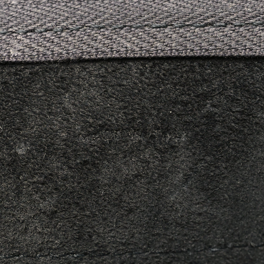 Grained Calfskin Nano Belt Bag Grey