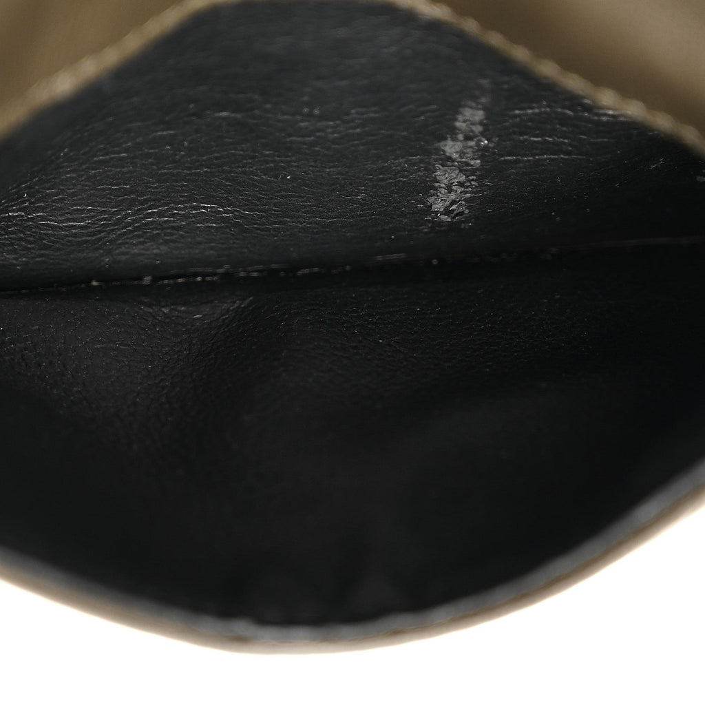Calfskin Matelasse Chevron Monogram Fragments Zippered  Case Light Musk