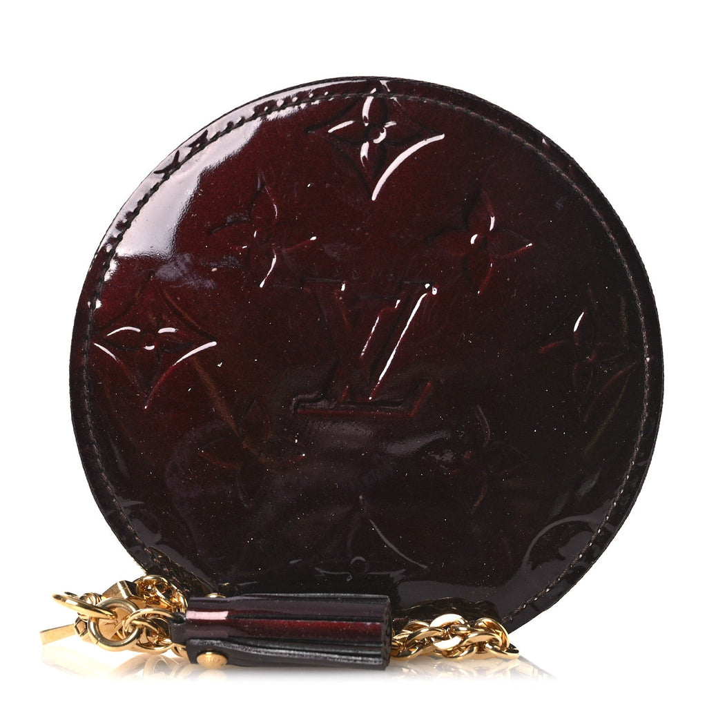 Vernis Chapeau Coin Purse Amarante