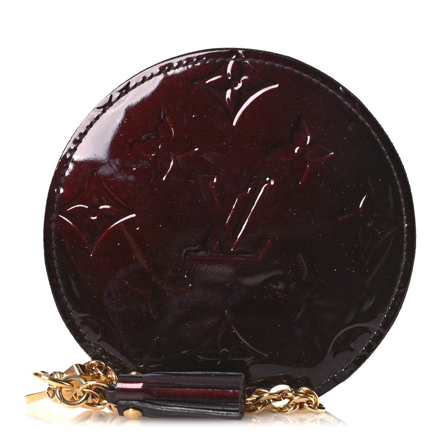 Vernis Chapeau Coin Purse Amarante