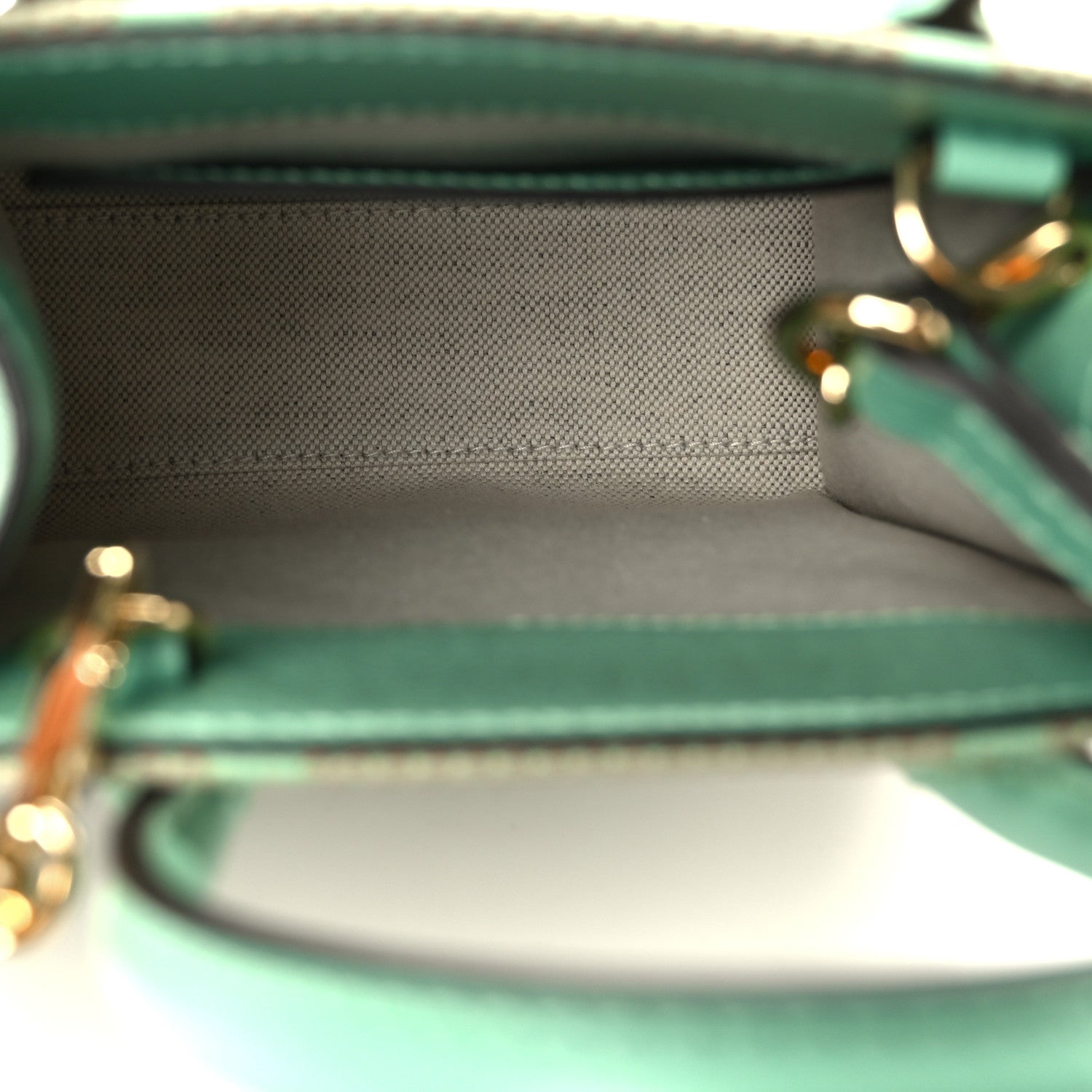 Monogram Jumbo GG Textured Dollar Calfskin Mini Tote Bag Pepperlight Mint