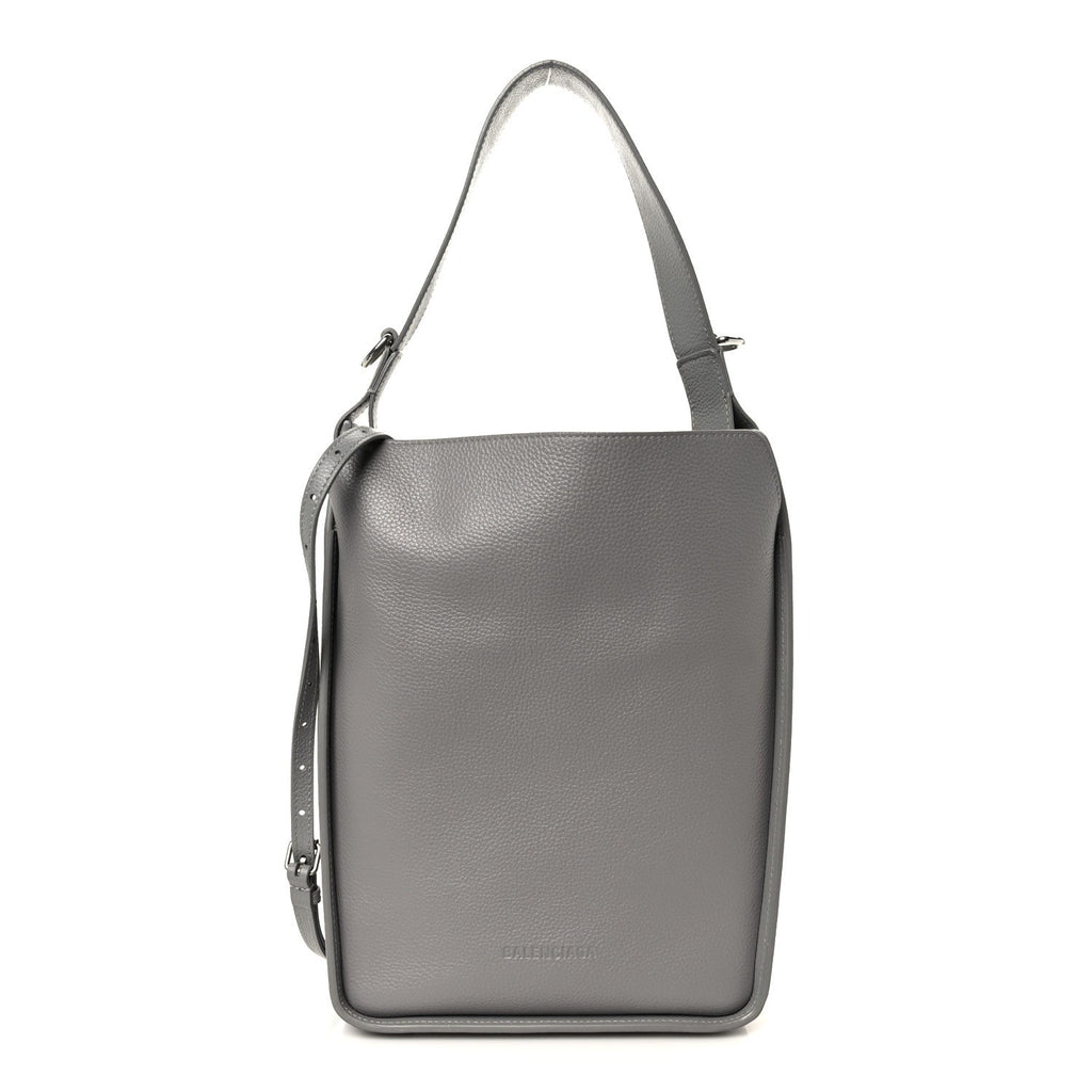 Calfskin Logo Embossed Small Tool 2.0 North-South Tote Balenciaga Grey