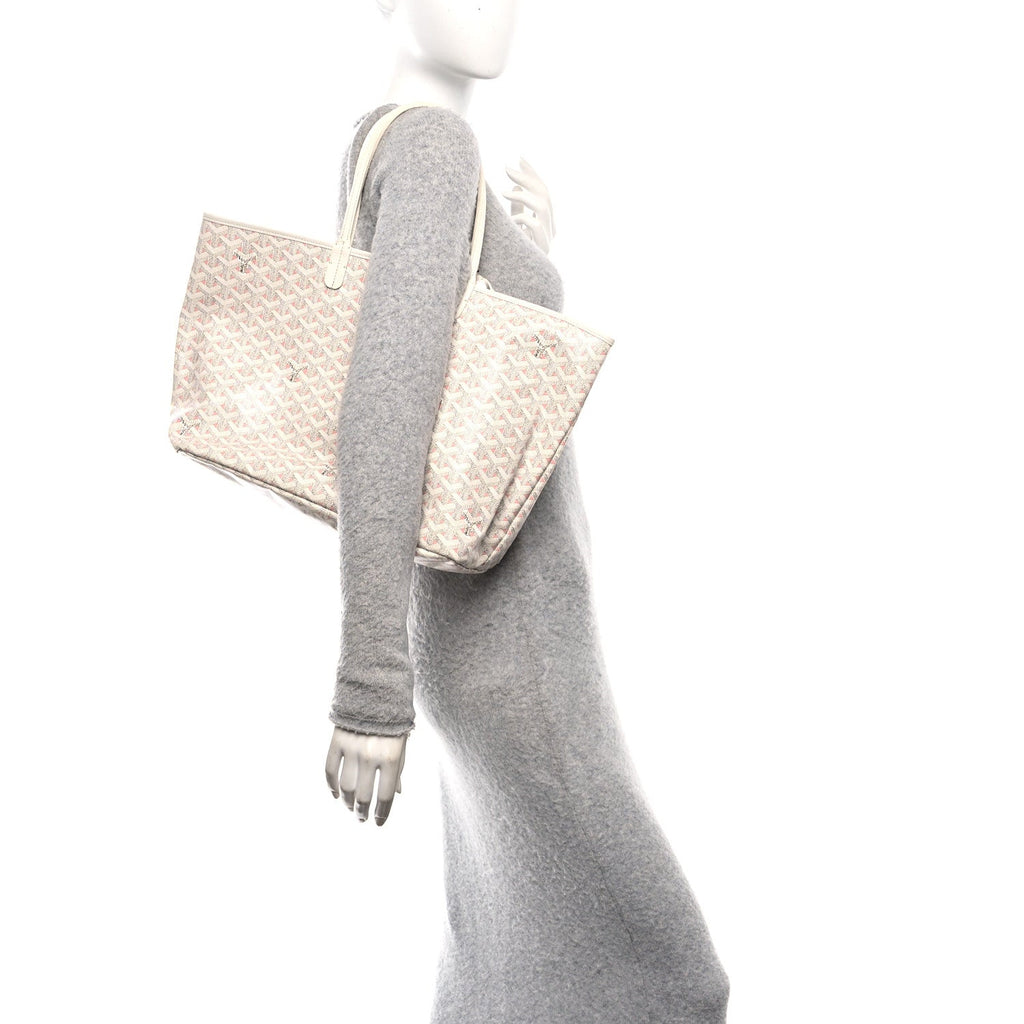 Goyardine Saint Louis Claire Voie PM White Pink