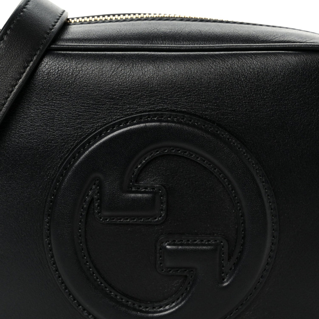 Sweetbread Calfskin Mini Blondie Bag Black