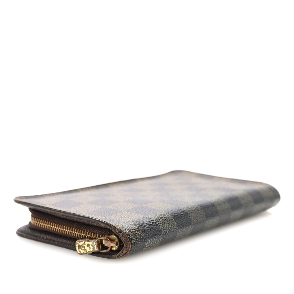 Damier Ebene Porte-Monnaie Zippe Zippy Wallet
