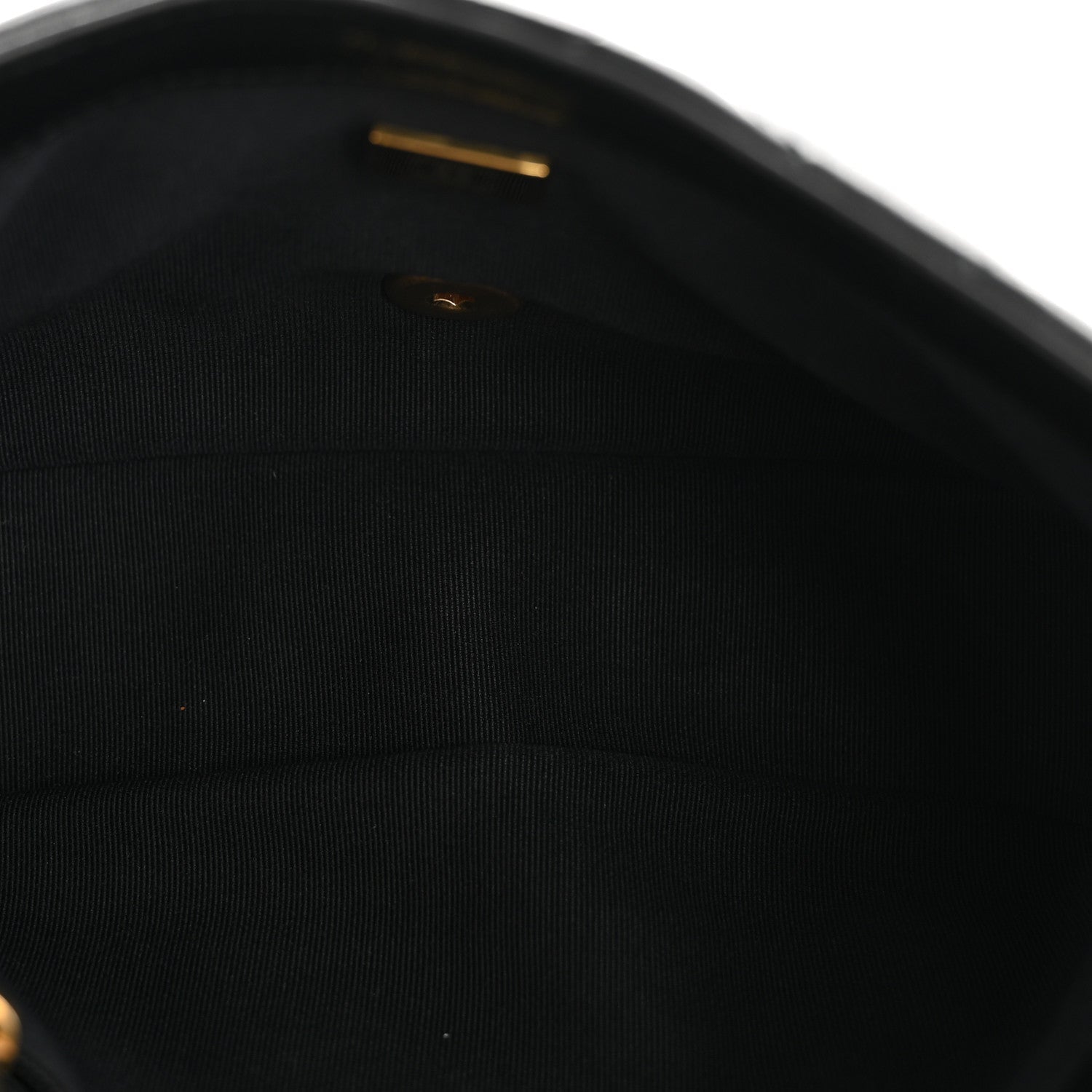 Lambskin Quilted Small Lacquered Chain Flap Black
