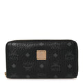 Visetos Large Zip Around Wallet Black