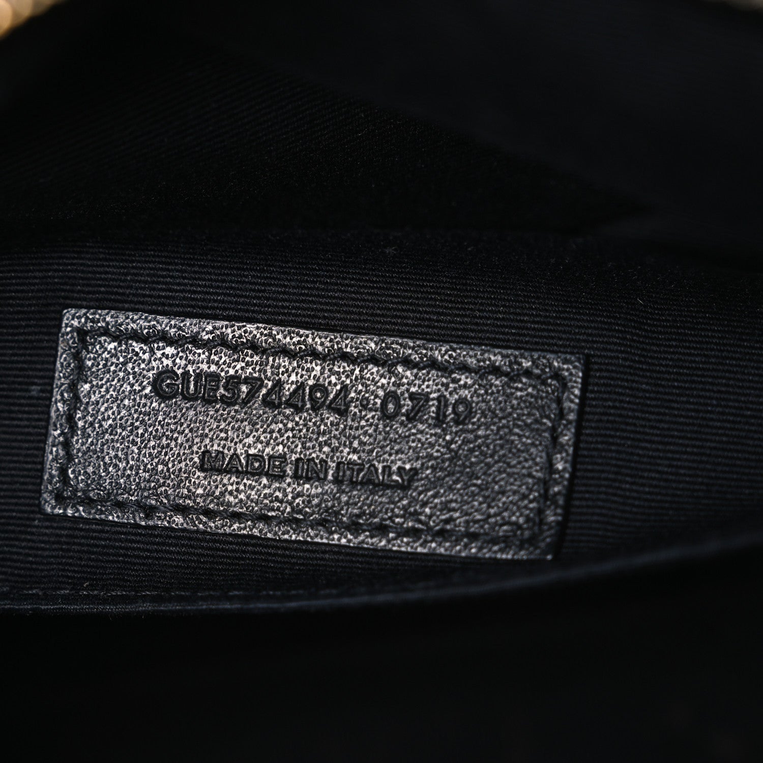 Calfskin Matelasse Monogram Lou Camera Bag Black