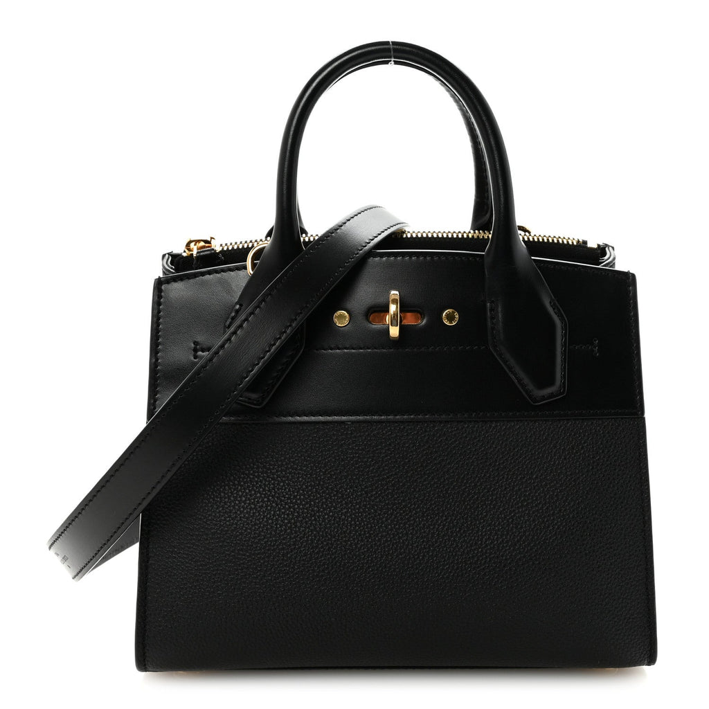Calfskin City Steamer Mini Black