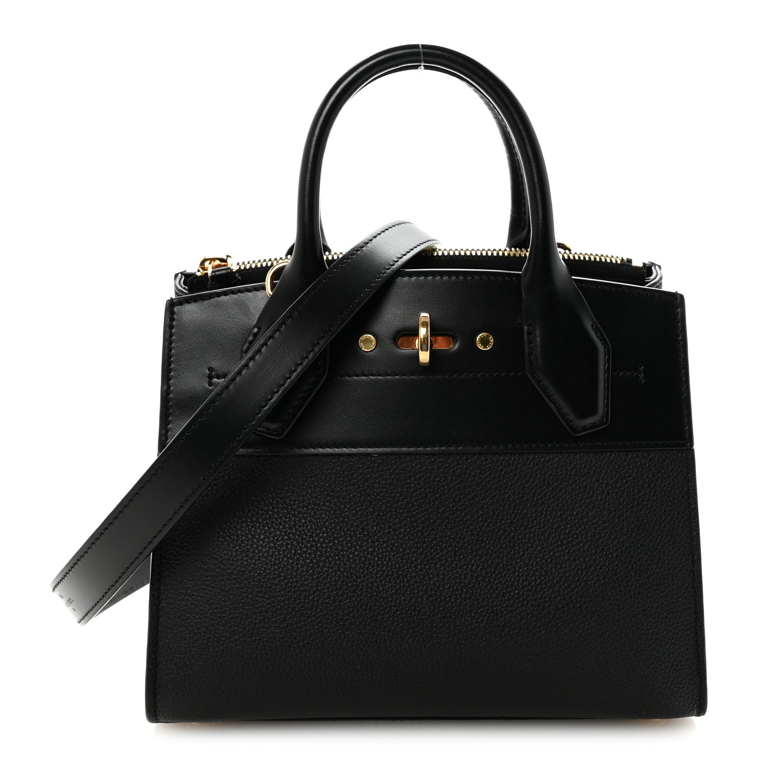 Calfskin City Steamer Mini Black