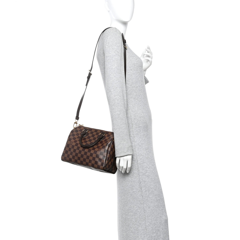 Damier Ebene Speedy Bandouliere 25