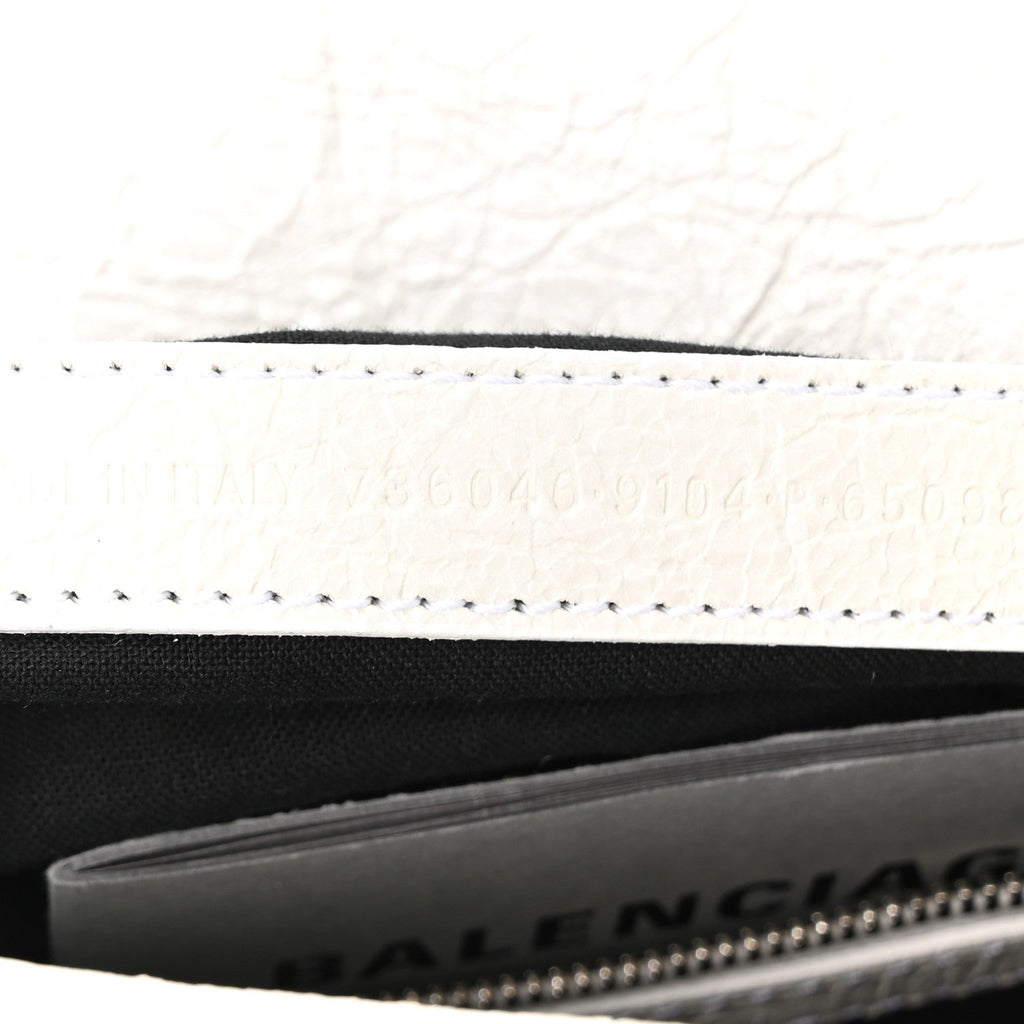 Agneau Arena Small Neo Cagole City Handbag Optic White
