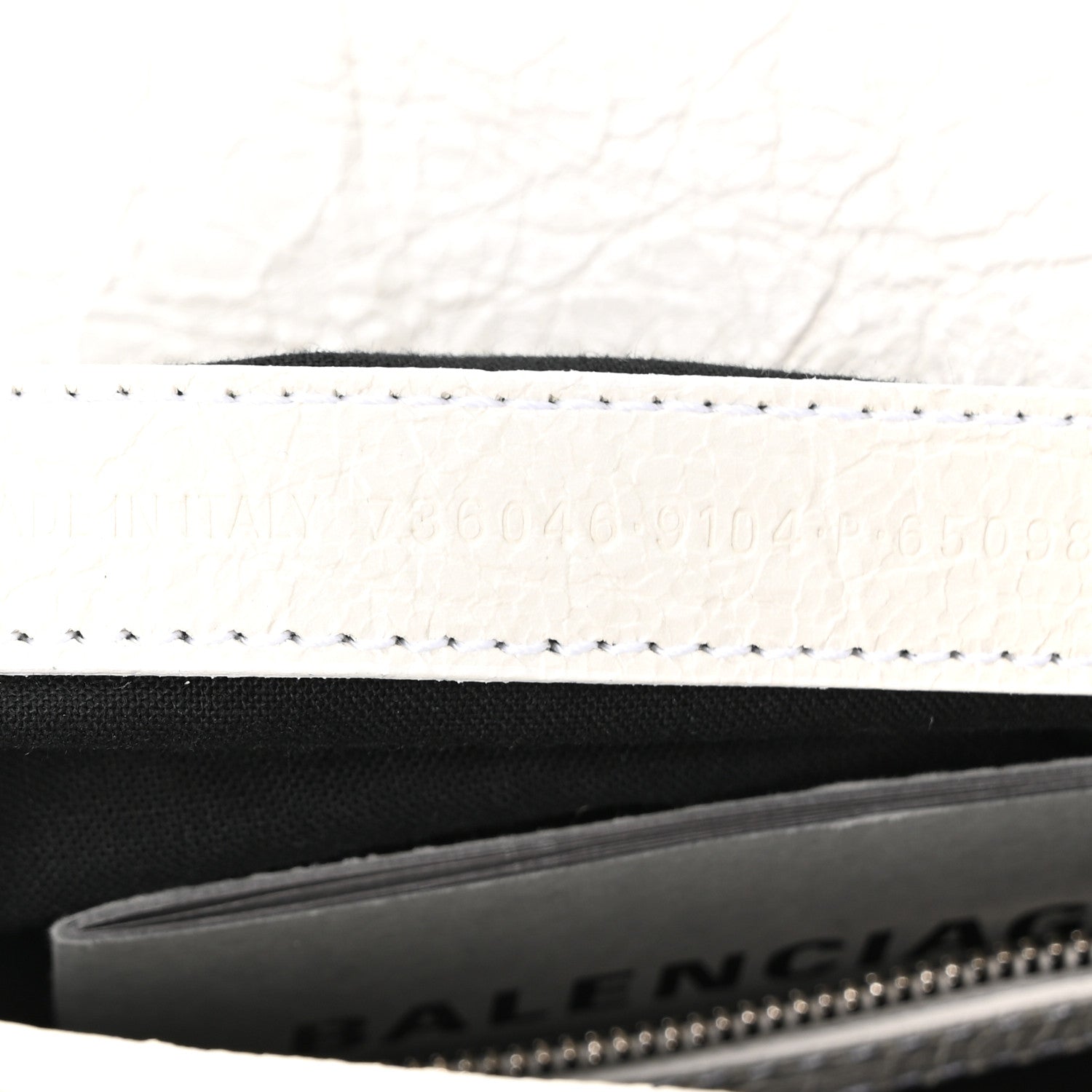 Agneau Arena Small Neo Cagole City Handbag Optic White