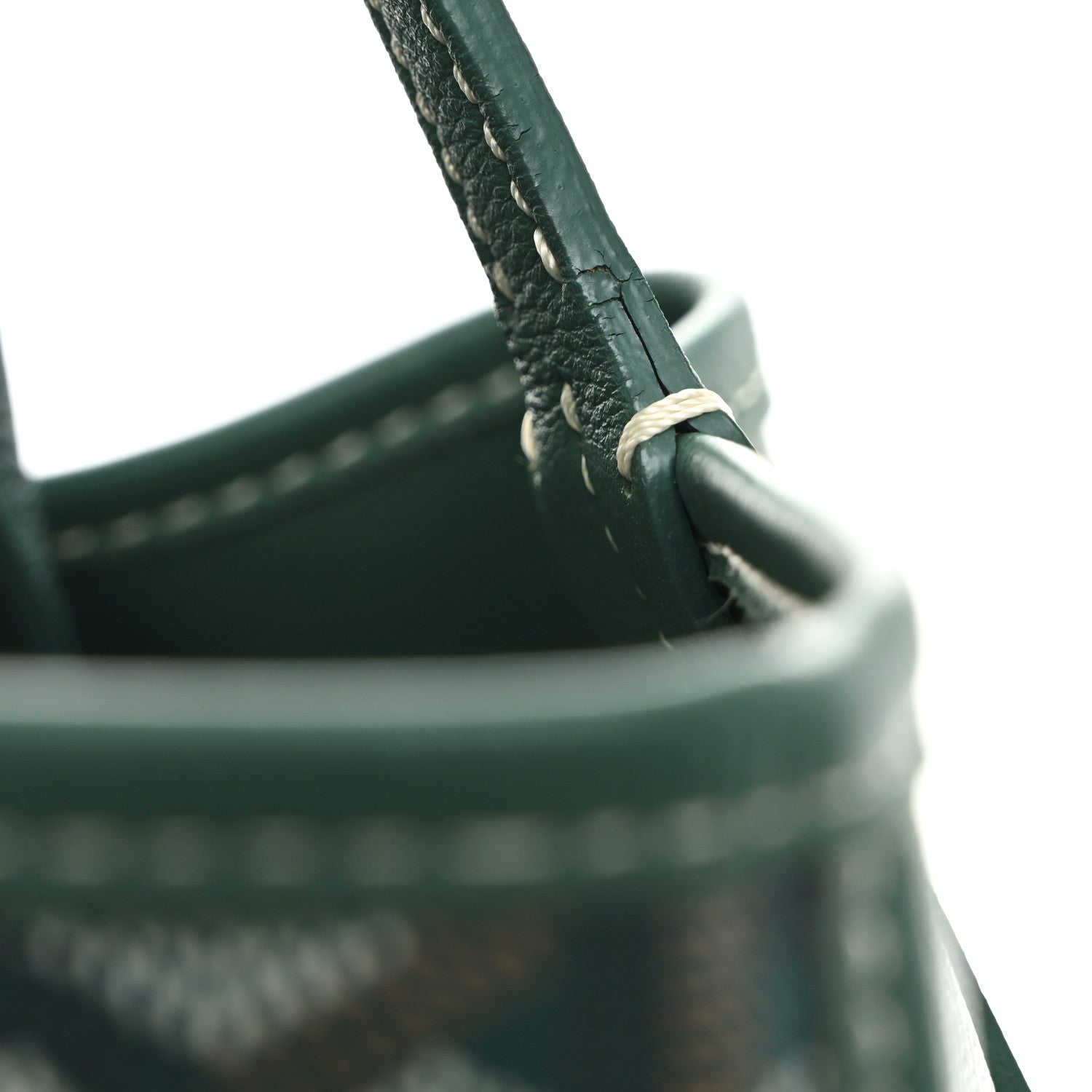 Goyardine Reversible Mini Anjou Green