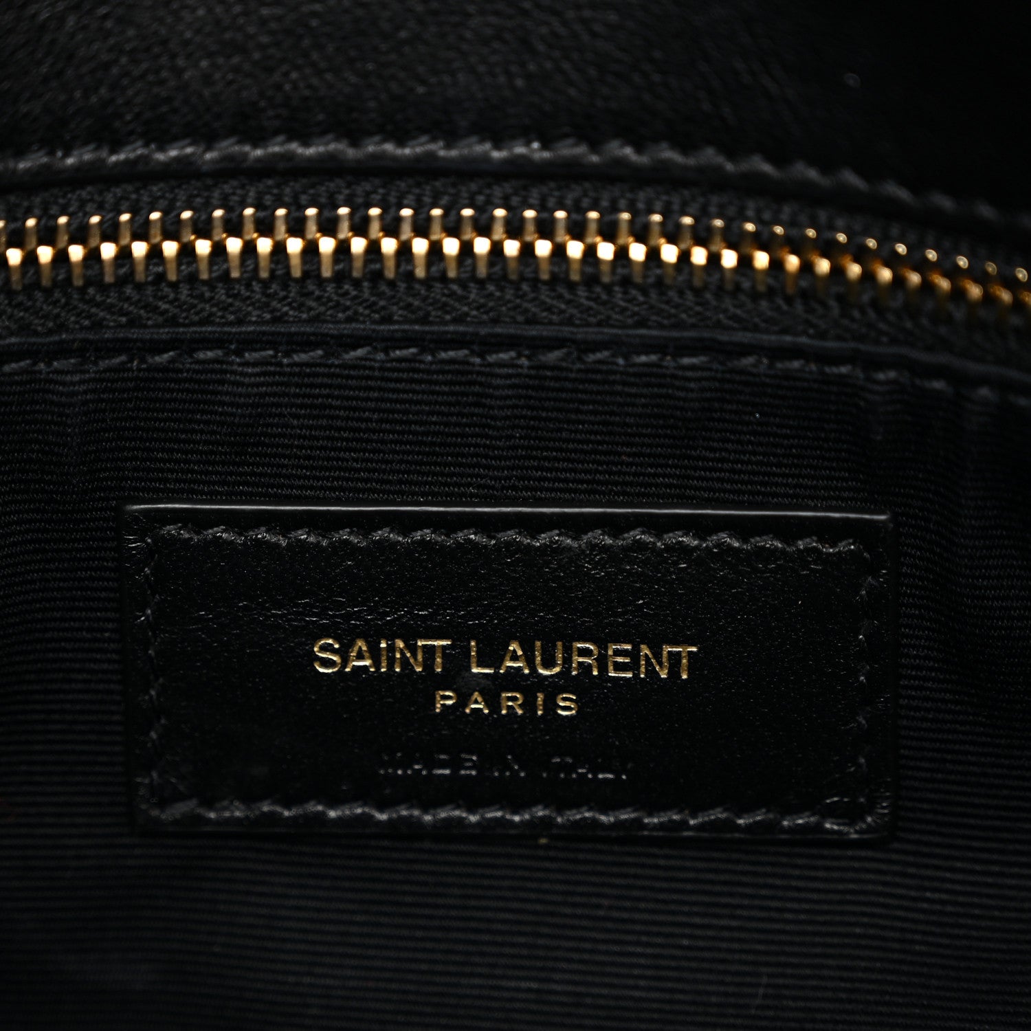 Lambskin Quilted Toy Loulou Puffer Monogram Chain Satchel Black