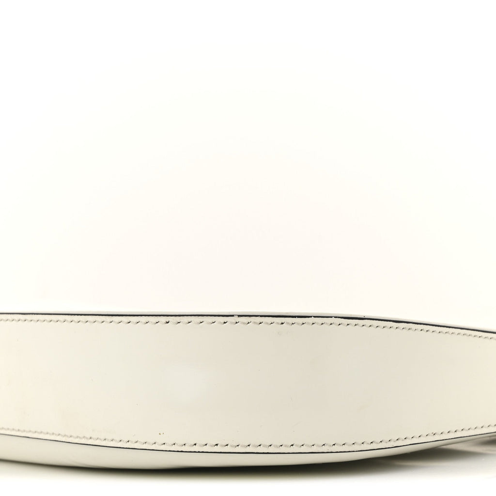 Spazzolato Cleo Adjustable Strap Shoulder Bag White