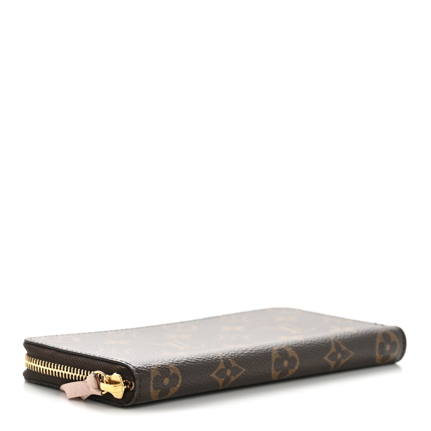 Monogram Clemence Wallet Rose Ballerine
