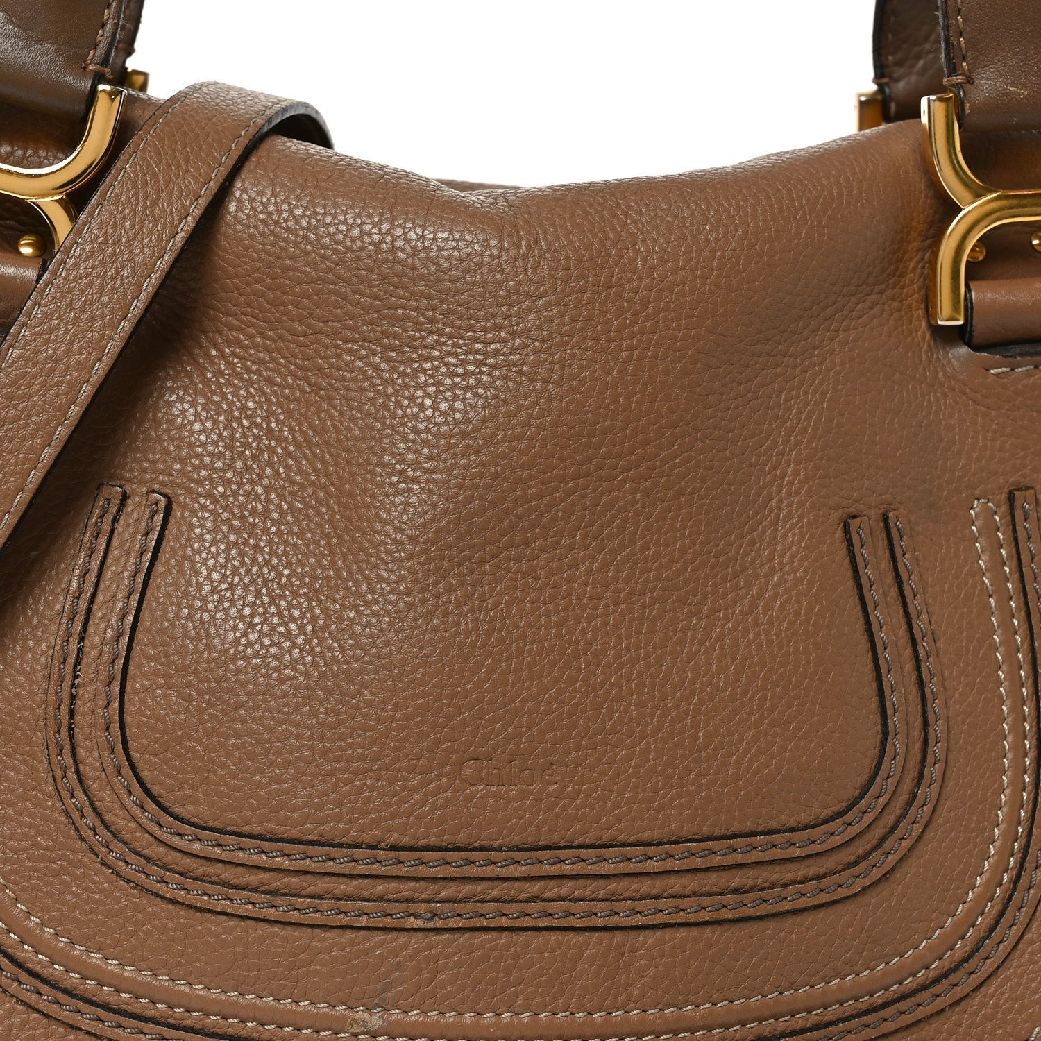 Calfskin Medium Marcie Satchel Desert Taupe